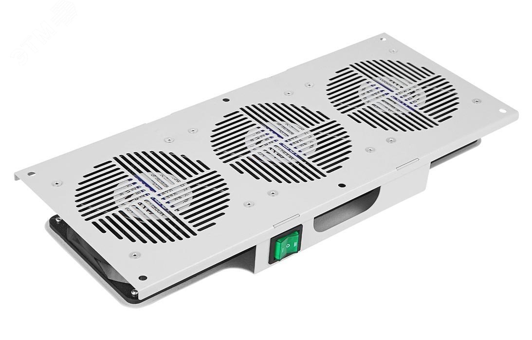 Модуль вентиляторный потолочный 3 вент с термодатчиком без шнура питания35С