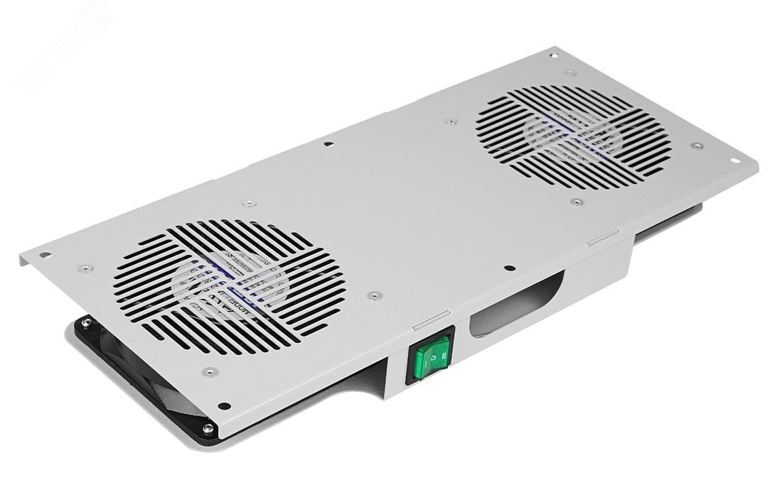 Модуль вентиляторный потолочный 2 вент с термодатчиком без шнура питания 35С