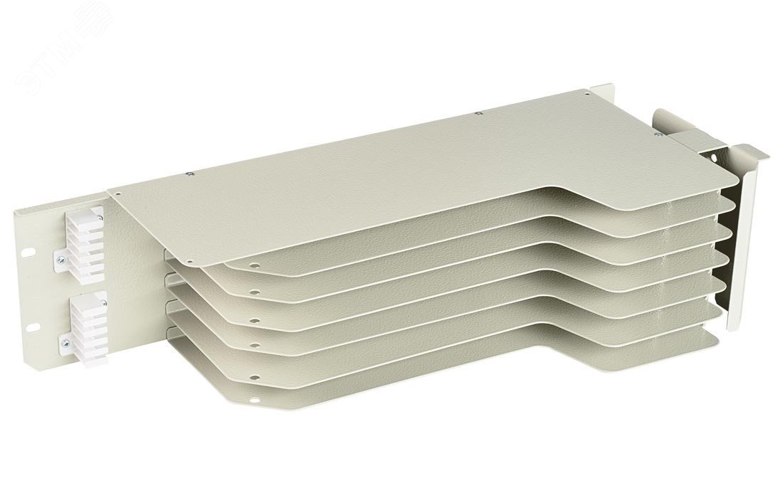 Блок кроссовый 19д 3U на 6 модулей П КБ6-П ВОКС-ФП (корпус)