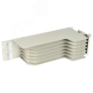 Блок кроссовый 19д 3U на 6 модулей П КБ6-П ВОКС-ФП (корпус)