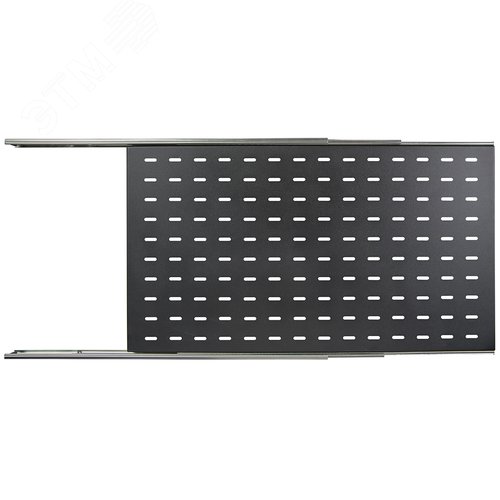 Полка перфорированная выдвижная (750х420) черная