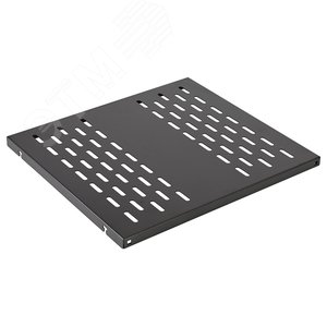 Полка перфорированная выдвижная (650х420) черная