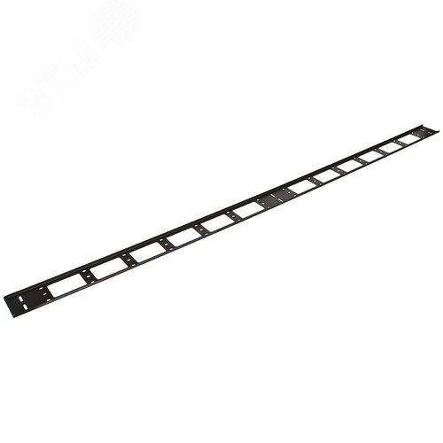 Органайзер кабельный вертикальный 33U 90мм черный