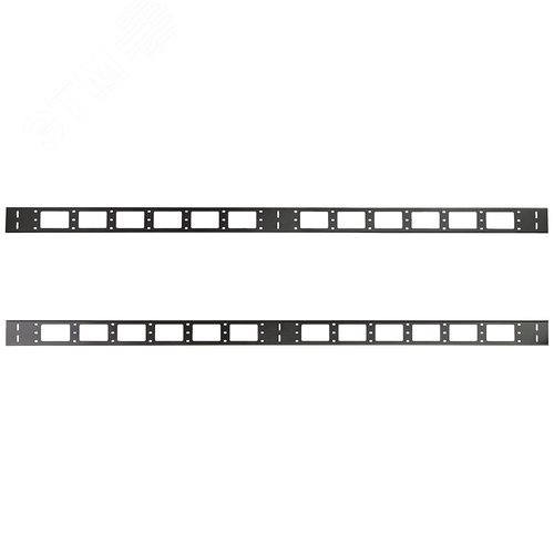 Органайзер кабельный вертикальный 18U 150мм чсерный
