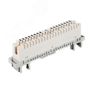 Плинт универсальный ПВТ-10Р-5е 10 пар размыкаемые контакты 0...9