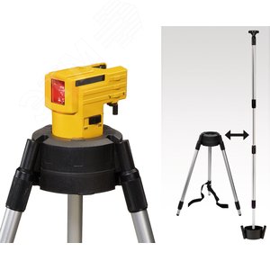 Уровень лазерный LAX 50 со штангой-штативом в комплекте