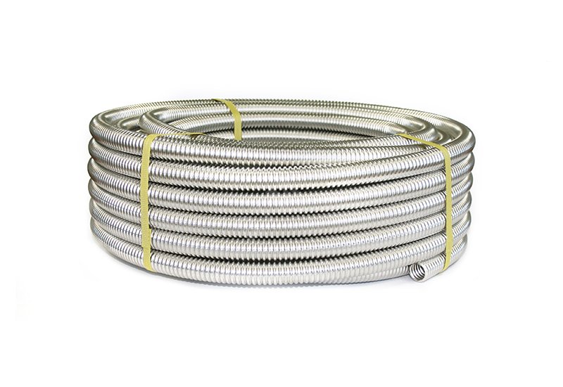 Труба гофрированная из нержав стали SS304 32А, отожженная, 20м