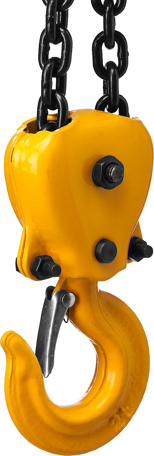 STAYER ProLift, 2 т, 2.5 м, ручная цепная шестеренная таль, Professional (4308-2)