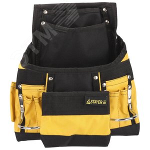 STAYER нейлон, поясная сумка для инструментов с 10 карманами, Professional (38605)