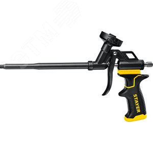 STAYER Black PRO, тефлоновый пистолет для монтажной пены, Professional (06862)