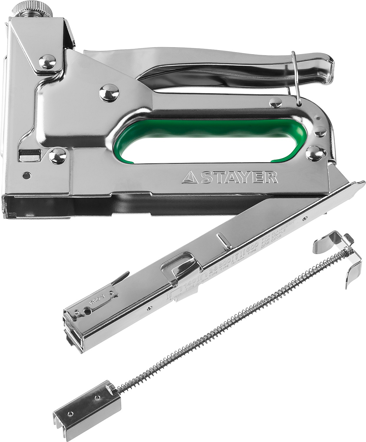 STAYER Max-140, тип 140 (G/11/57) 20GA (6 - 14 мм)/28/300/500, стальной степлер (31508)