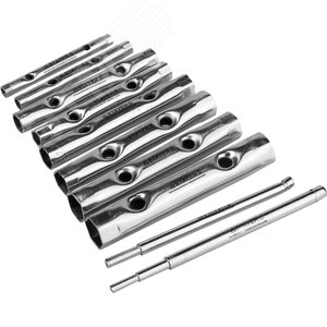 STAYER 10 шт, набор торцовых трубчатых ключей (2719-H10)