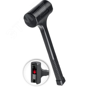 STAYER 40 мм, 1350 г, цельнолитой безынерционный слесарный молоток, Professional (2042-1350)