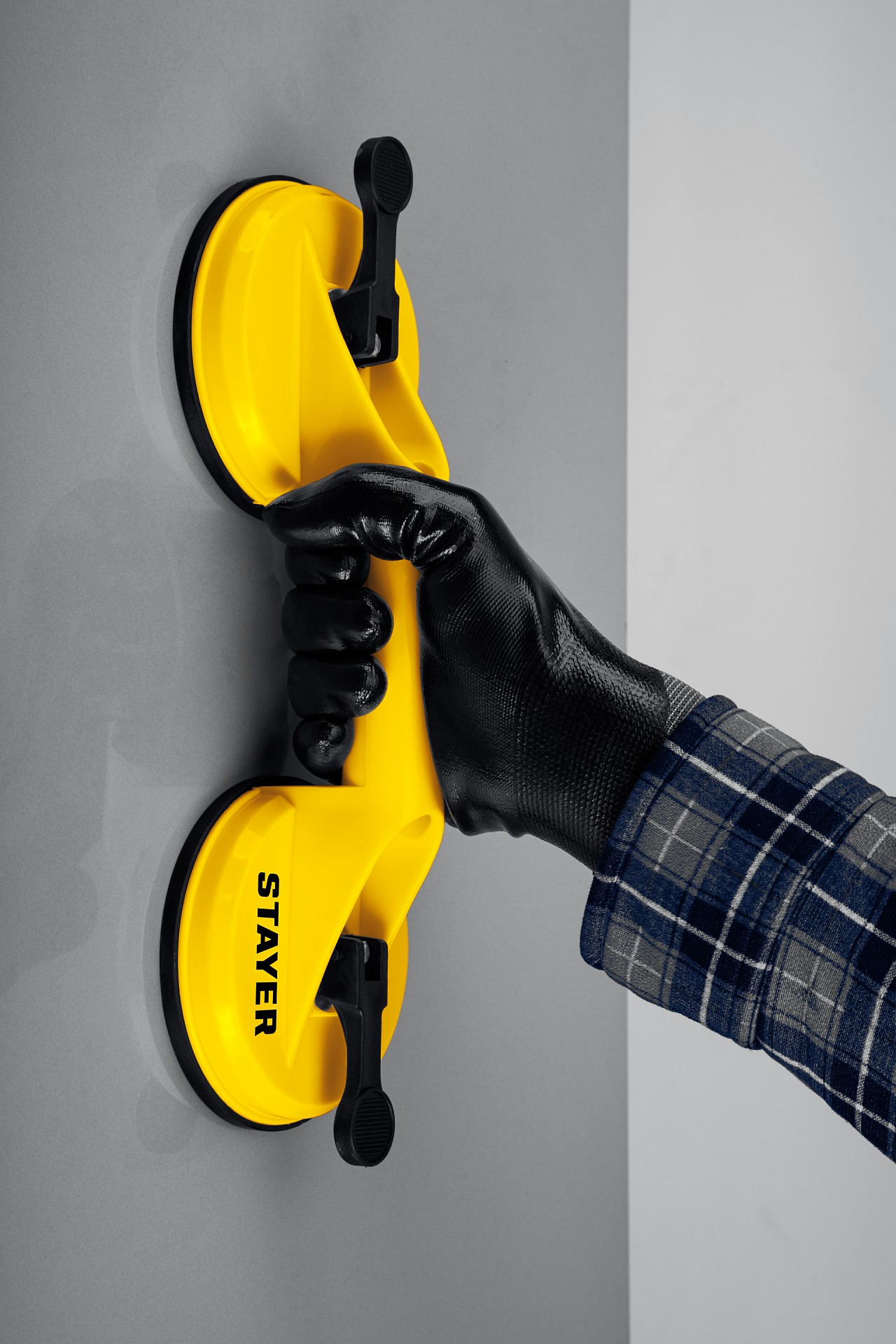 STAYER MAXLift, 80 кг, двойной пластмассовый стеклодомкрат (33718-2)