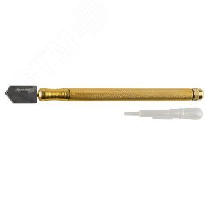 STAYER 20000 м, рукоятка пластмассовая, прозрачная, масляный, роликовый масляный стеклорез, Professional (33692)