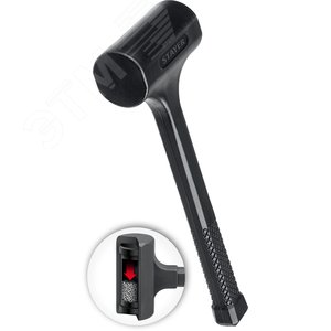 STAYER 40 мм, 680 г, цельнолитой безынерционный слесарный молоток, Professional (2042-680)