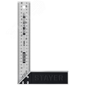 STAYER 250 мм, столярный угольник, Professional (3431-25)