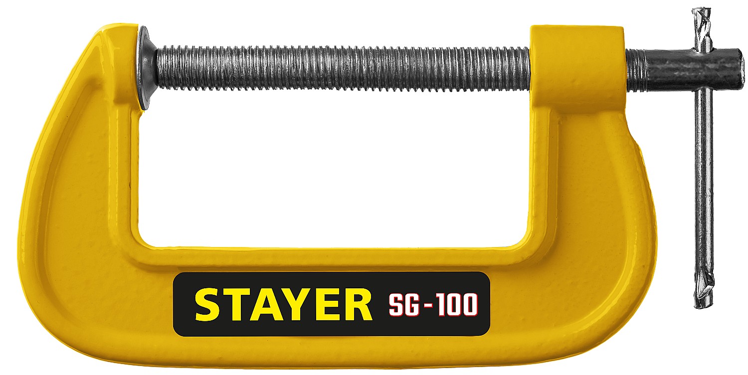 STAYER SG-100, 100 мм, чугунная струбцина G (3215-100)