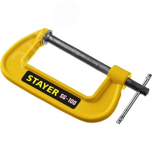STAYER SG-100, 100 мм, чугунная струбцина G (3215-100)