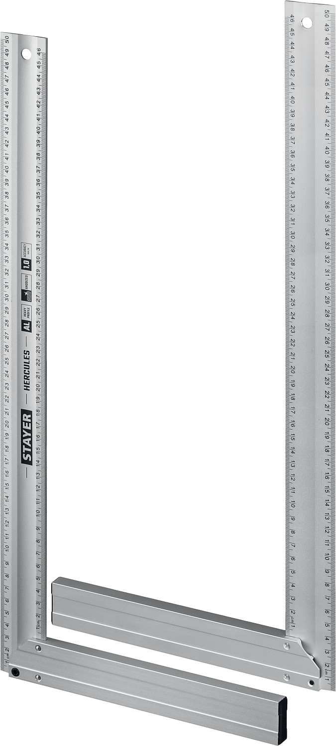 STAYER 500 мм, жесткий столярный угольник, Professional (3432-50)