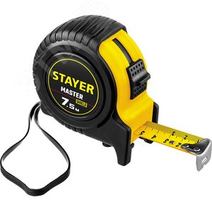 STAYER 7.5 м х 25 мм, рулетка (34025-07)
