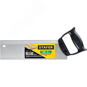 STAYER Fine, 300 мм, ножовка для стусла c обушком (1536-30)