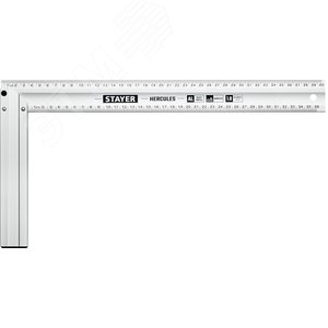 STAYER 400 мм, жесткий столярный угольник, Professional (3432-40)