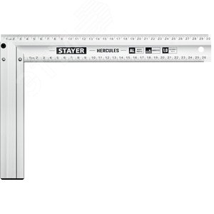 STAYER 300 мм, жесткий столярный угольник, Professional (3432-30)