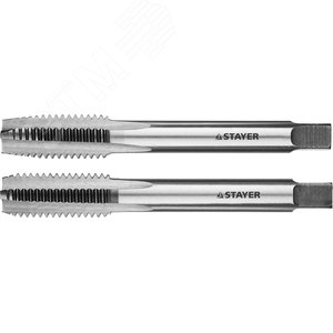 STAYER M12 х 1.5, 2 шт, комплект метчиков (28025-12-1.5-H2)