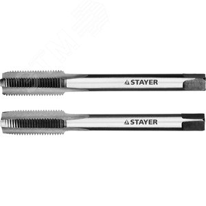 STAYER M10 х 1.0 2 шт, комплект метчиков (28025-10-1.0-H2)