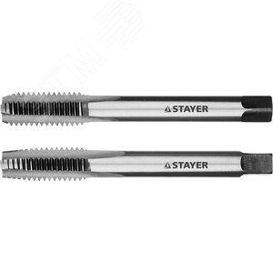 STAYER M10 х 1.5, 2 шт, комплект метчиков (28025-10-1.5-H2)