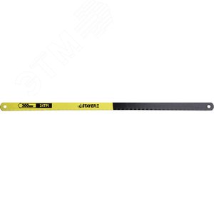 STAYER 24 TPI, шаг 1 мм, 300 мм, 10 шт, полотно для ножовки по металлу (1588-S10)