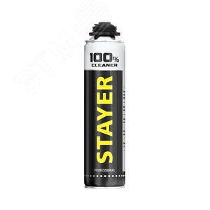 STAYER 100% Cleaner, 500 мл, очиститель монтажной пены, Professional (41139)