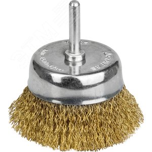 STAYER 50 мм, витая латунированная стальная проволока, 0.3 мм, чашечная щетка для дрели, Professional (35117-050)