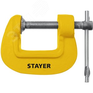 STAYER S-25, 25 мм, чугунная струбцина (3215-025)