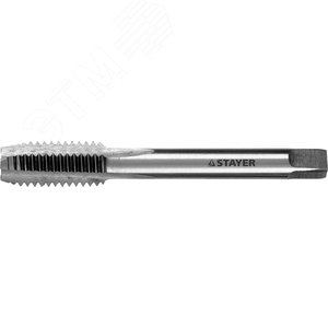 STAYER М10 х 1.5, одинарный, метчик для сквозных и глухих отверстий (28021-10-1.5)