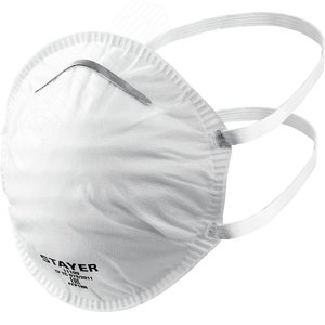 STAYER K-80, класс защиты FFP1, коническая, фильтрующая полумаска (11109)