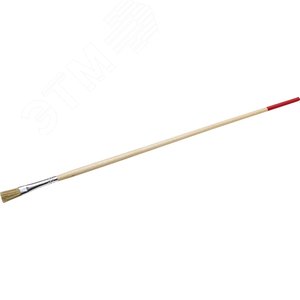 STAYER UNIVERSAL, 5 мм, светлая натуральная щетина, деревянная ручка, все виды ЛКМ, плоская тонкая кисть (0124-02)