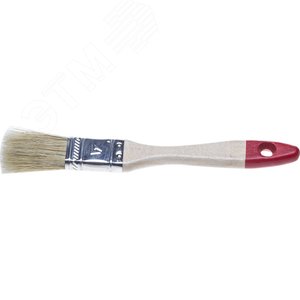 STAYER UNIVERSAL, 20 мм, 3/4″, светлая натуральная щетина, деревянная ручка, все виды ЛКМ, плоская кисть (0101-020)
