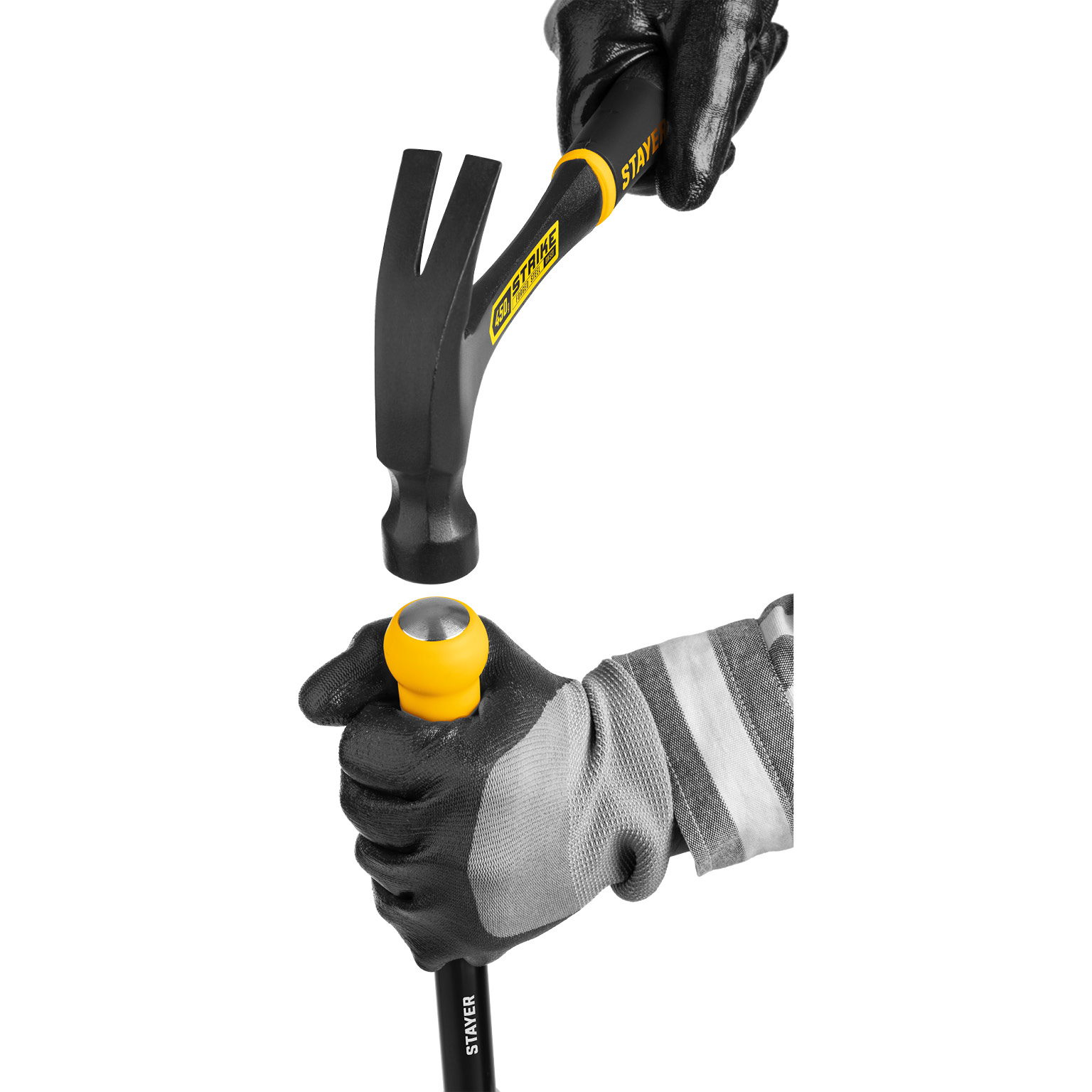 STAYER 100 мм, длина 570 - 910 мм, телескопический ударный скребок (08505)