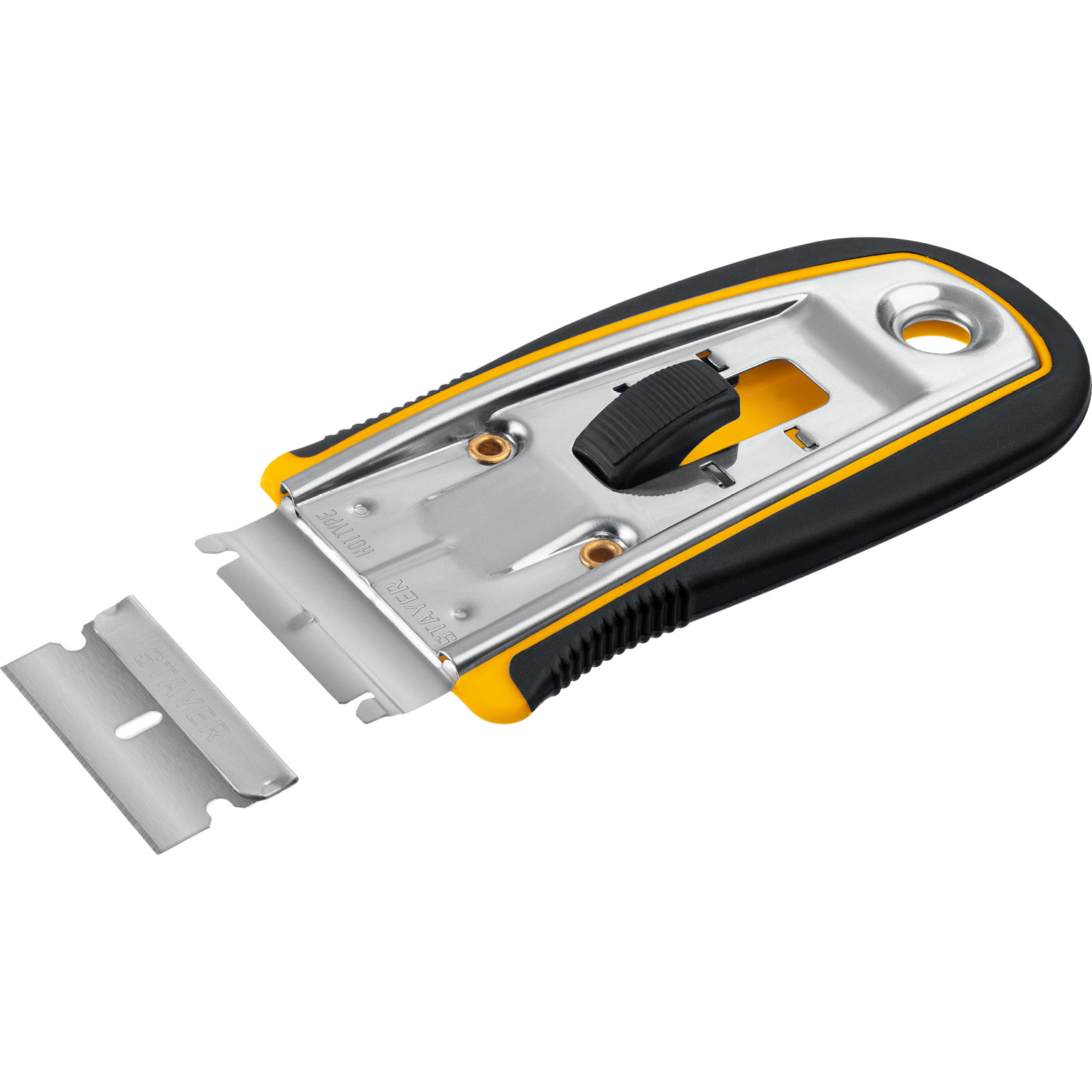 STAYER 40 мм, 5 доп. лезвий, скребок с выдвижным лезвием (08537)