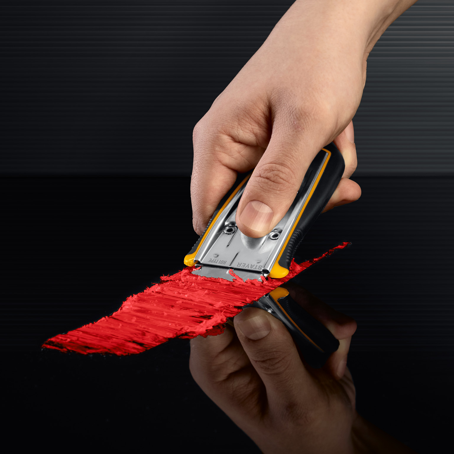 STAYER 40 мм, 5 доп. лезвий, скребок с выдвижным лезвием (08537)