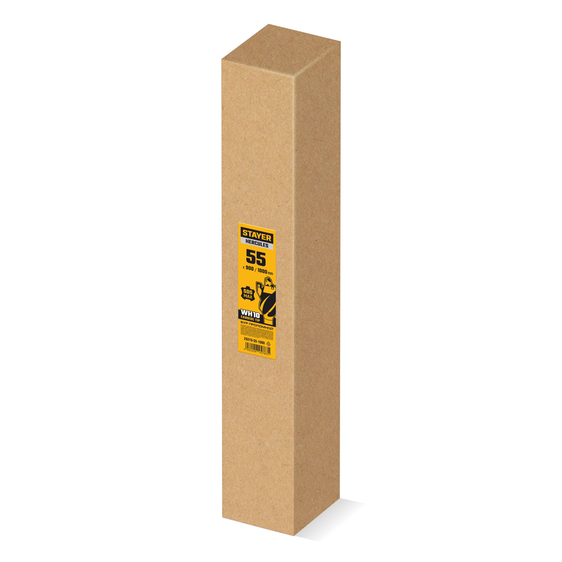 STAYER HERCULES-4Х d 55 х 900/1000 мм, SDS-max проломной бур, PROFESSIONAL (29319-55-1000)