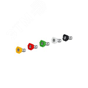 STEHER для пистолета G-280 PRO, комплект цветных насадок 5 шт (75408-280)