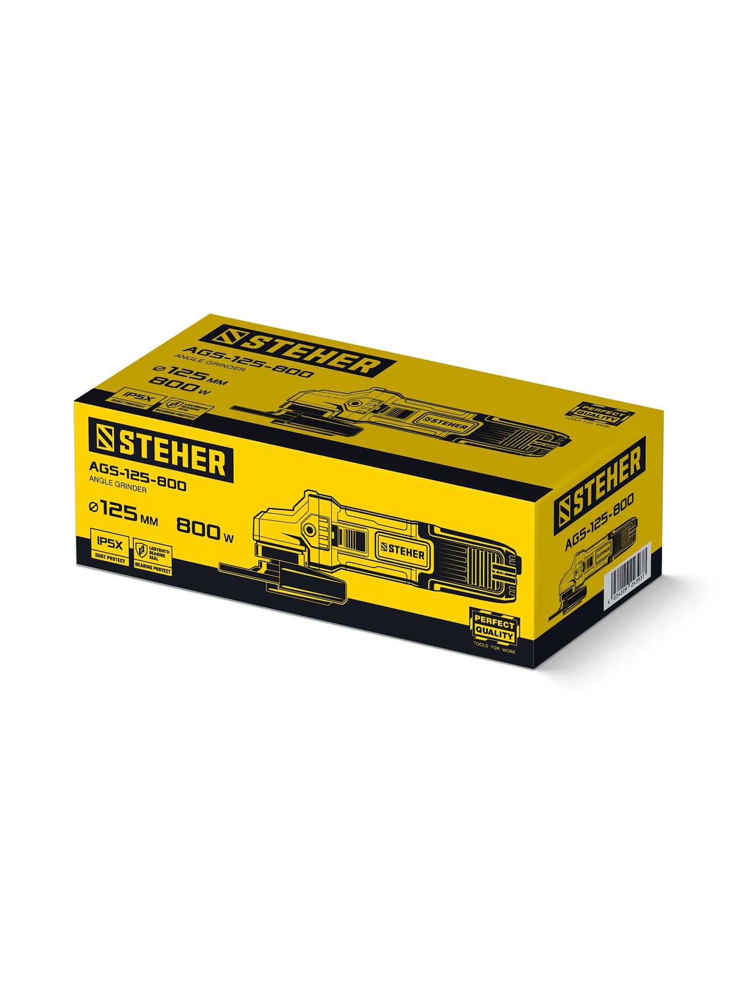 STEHER Компакт, d 125 мм, 800 Вт, УШМ (AGS-125-800)