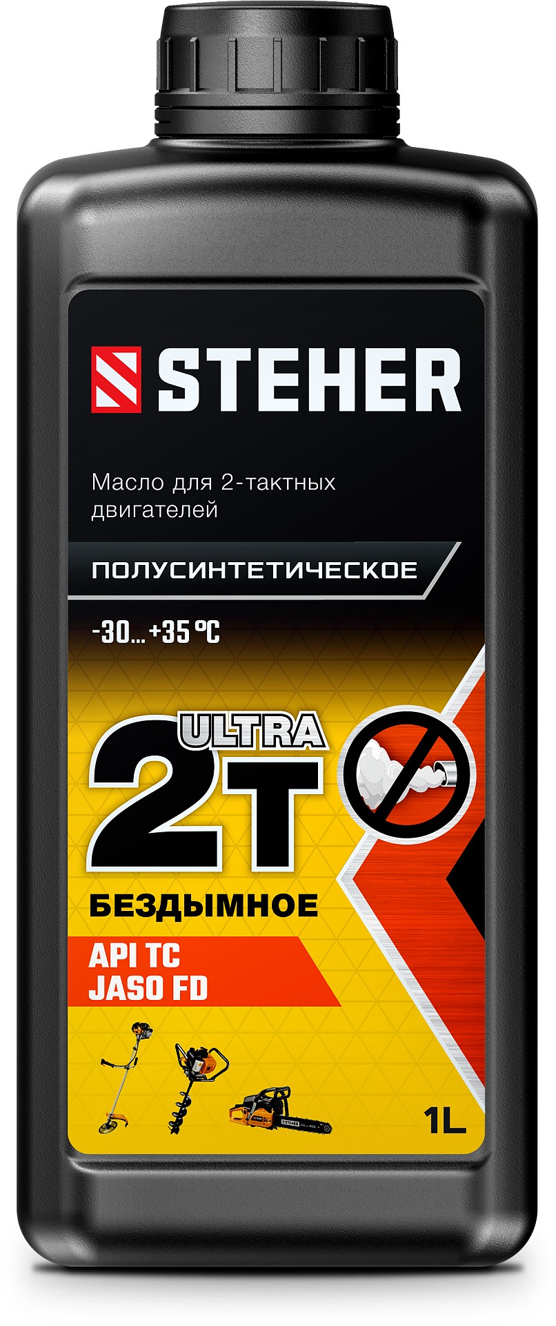 STEHER 2Т-Ultra, 1 л, полусинтетическое масло для 2-тактных двигателей (76004-1)