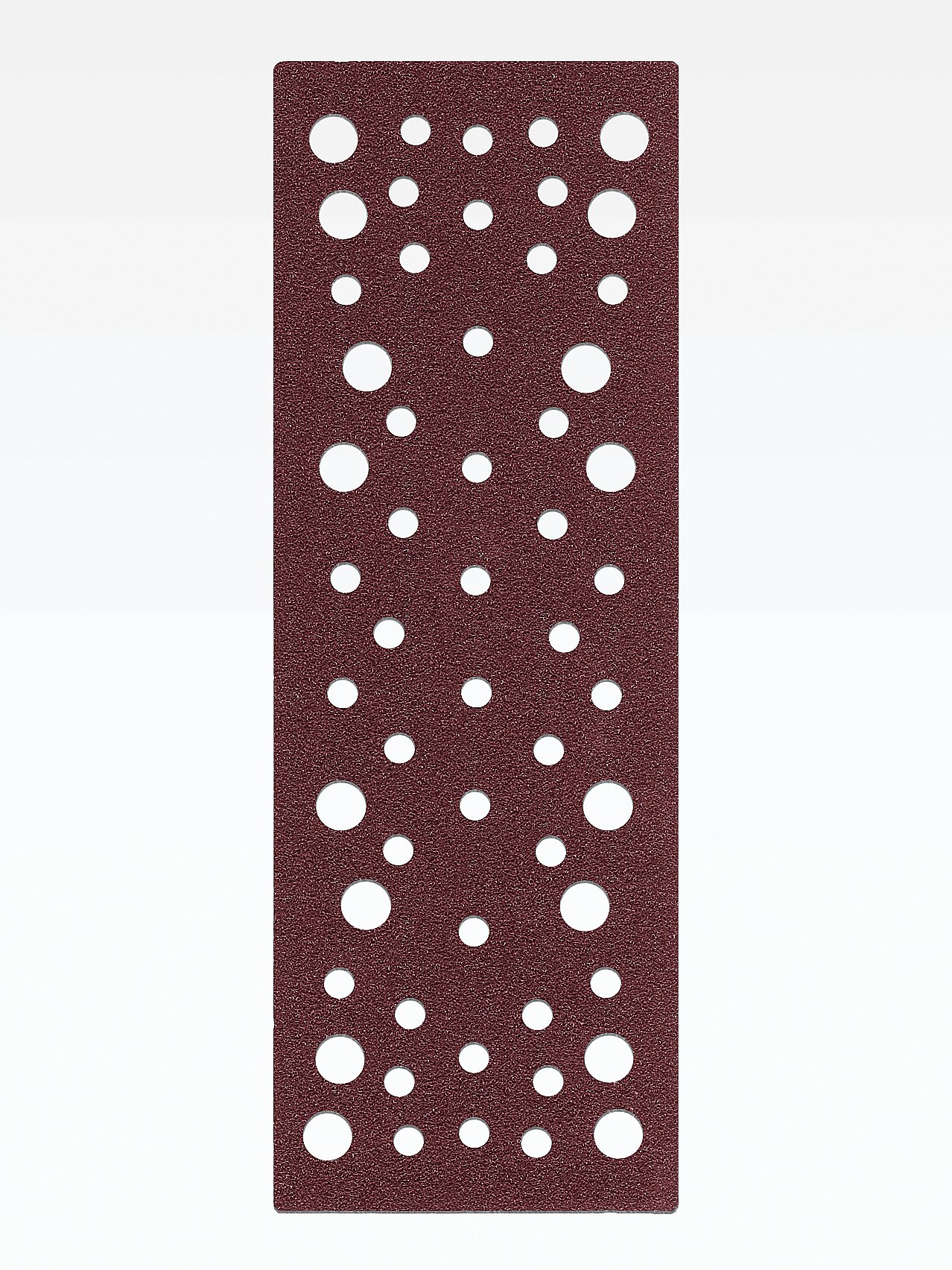 STEHER BPS-720-S 70х198 мм, Р80, шлифовальный лист на липучке, 56 отв., 5 шт. (35686-080)