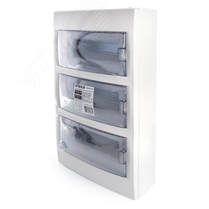 Бокс настенный 36 модулей, пластик, IP40, серия Standart (КНО-36Д), EBX50-3/36-40