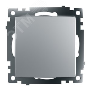 Переключатель перекрестный 1-клавишный (механизм), 250В, 10А, серия Катрин, серебро, GLS10-7110-03
