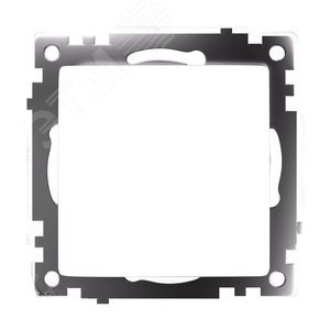 Переключатель перекрестный 1-клавишный (механизм), 250В, 10А, серия Катрин, белый, GLS10-7110-01